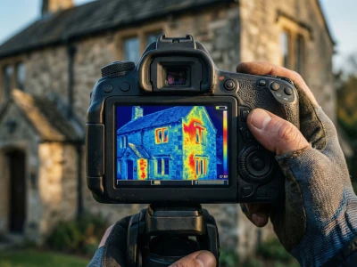 Utilisation d'une caméra thermique lors d'un audit énergétique