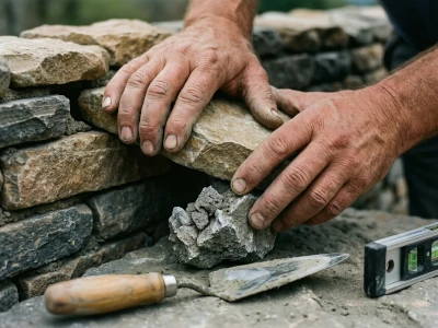Technique de pose des pierres