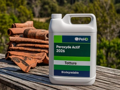 Flacon de traitement peroxyde moderne