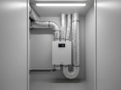 Installation VMC double flux véranda Var