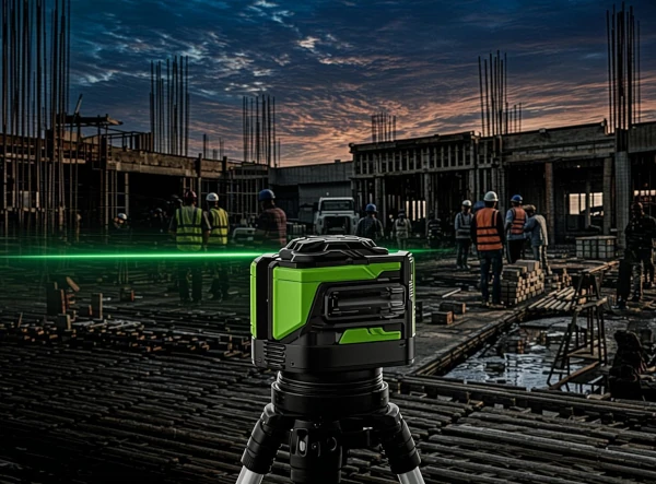 Technique mesure niveau laser pente terrasse maçonnerie Fréjus